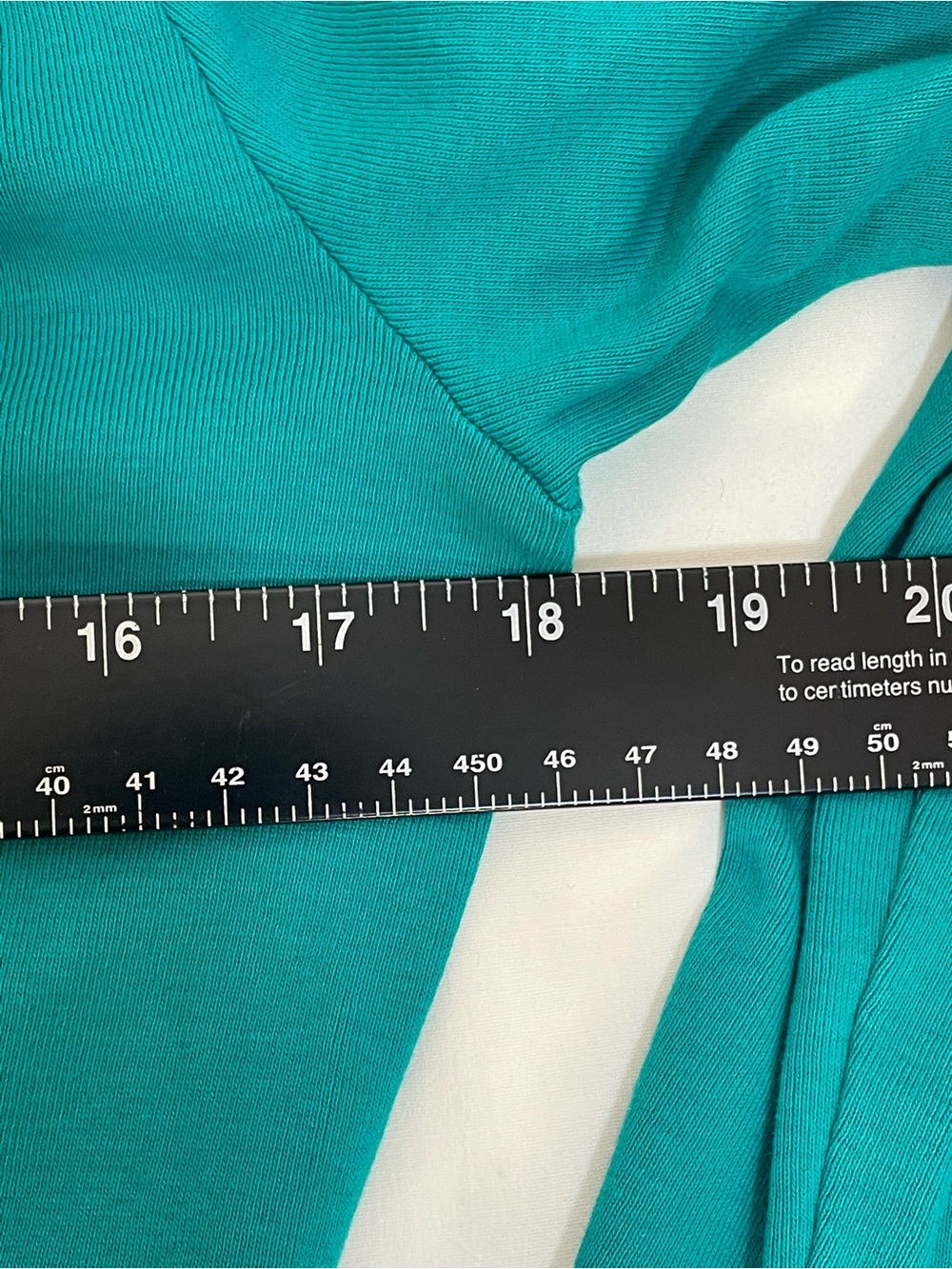 Talbots Women’s Teal Three-Quarter Sleeve Notch-Neck Top Size M - Picture 4 of 6